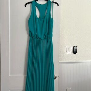 TART pleated maxi dress